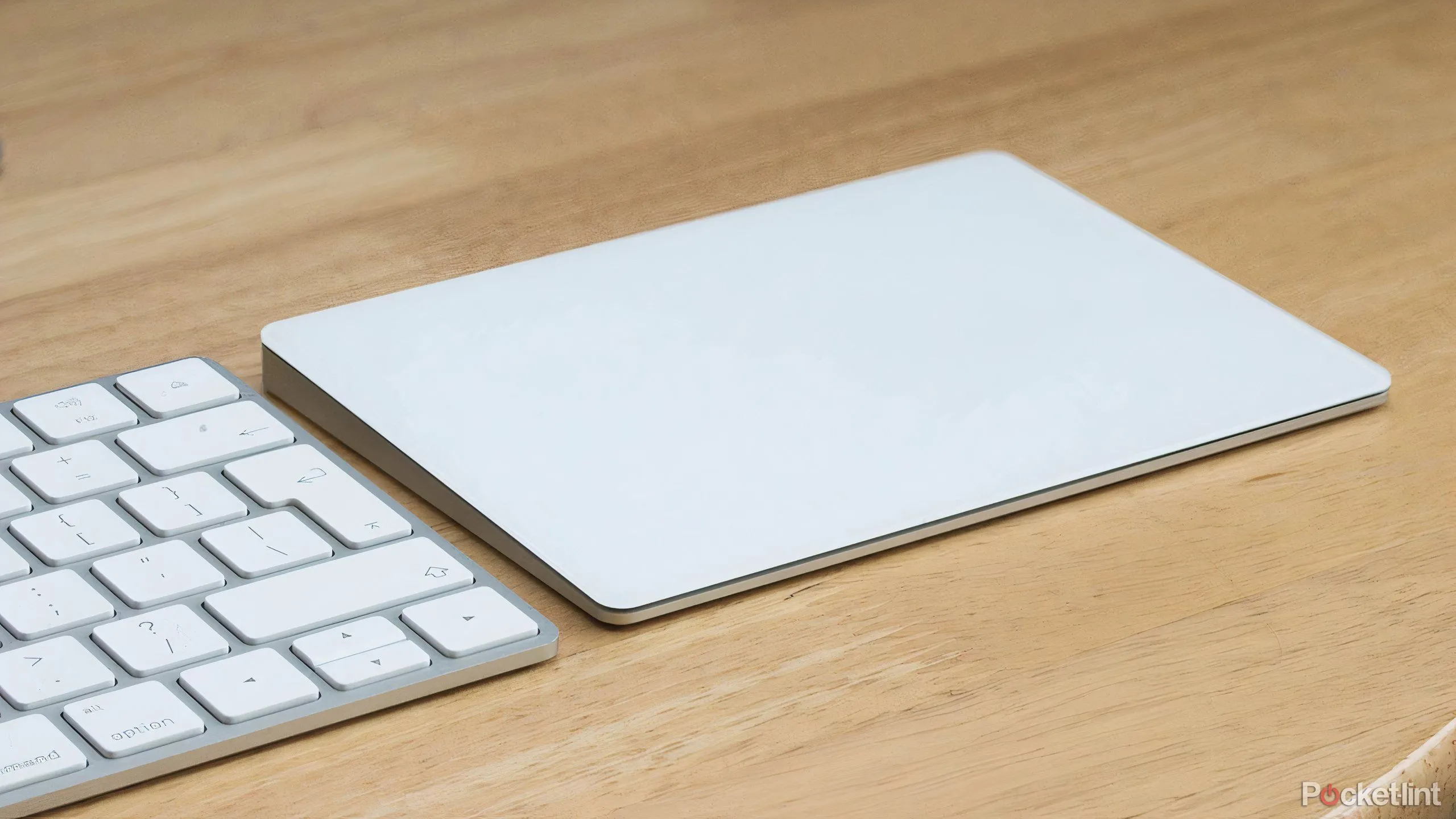 Bàn phím Magic Keyboard và Trackpad Magic của Apple, các phụ kiện cần thiết cho chế độ desktop.
