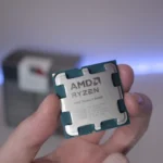 CPU AMD Ryzen 5 8600G nhìn từ mặt trước, một vi xử lý thuộc nền tảng AM5