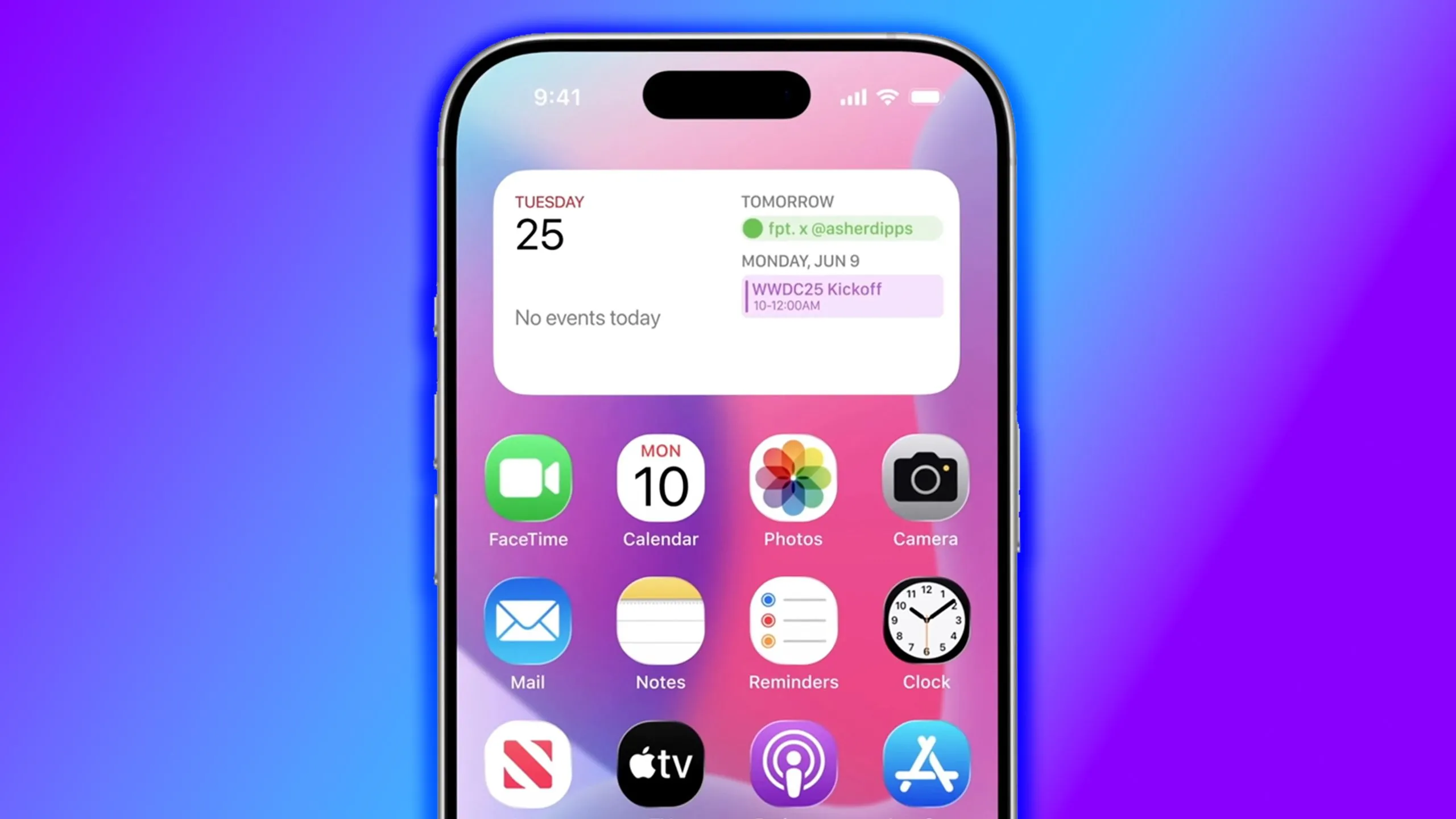 Hình ảnh minh họa giao diện iOS tin đồn sẽ đổi tên thành iOS 26