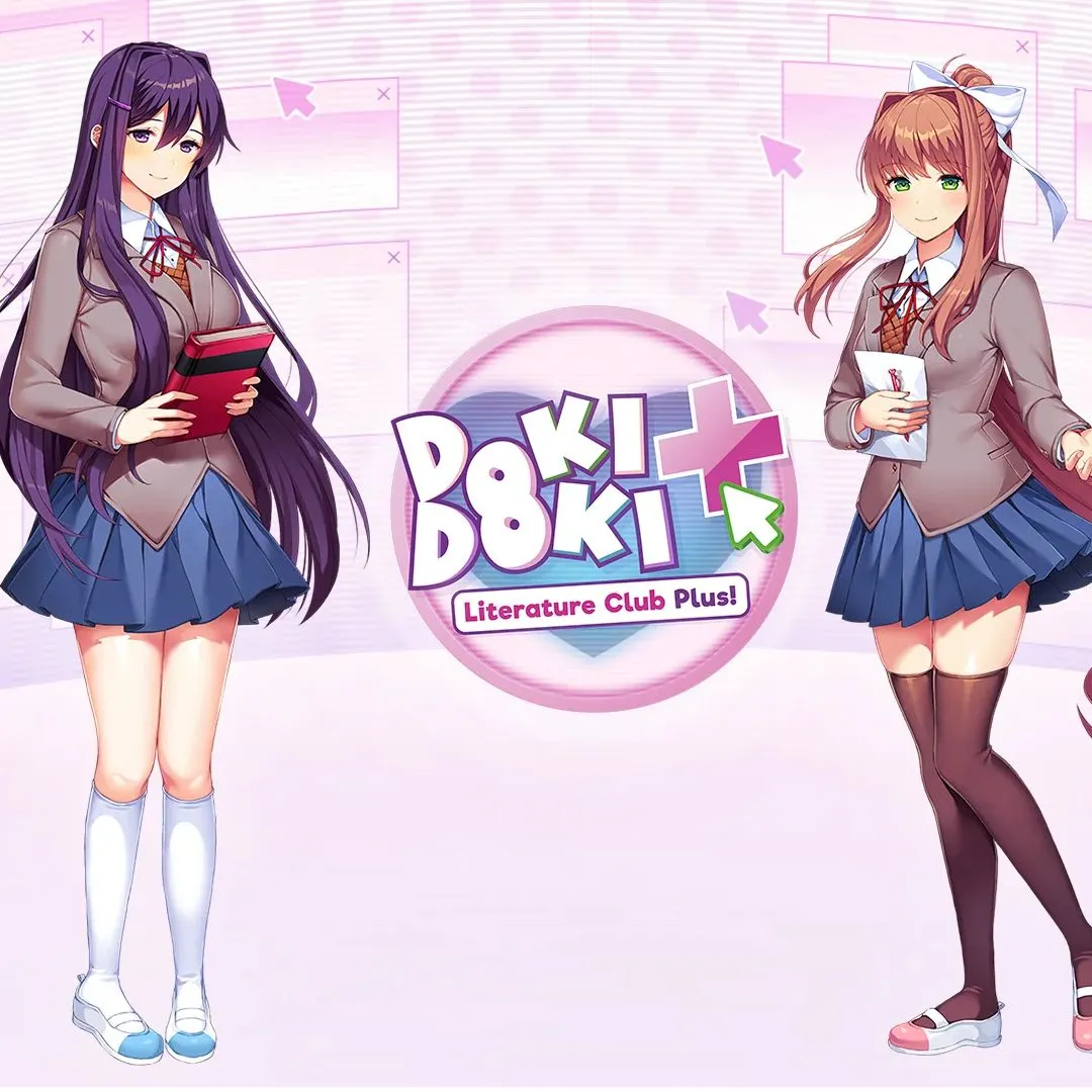 Hình ảnh sản phẩm game Doki Doki Literature Club Plus, tựa game visual novel kinh dị tâm lý.