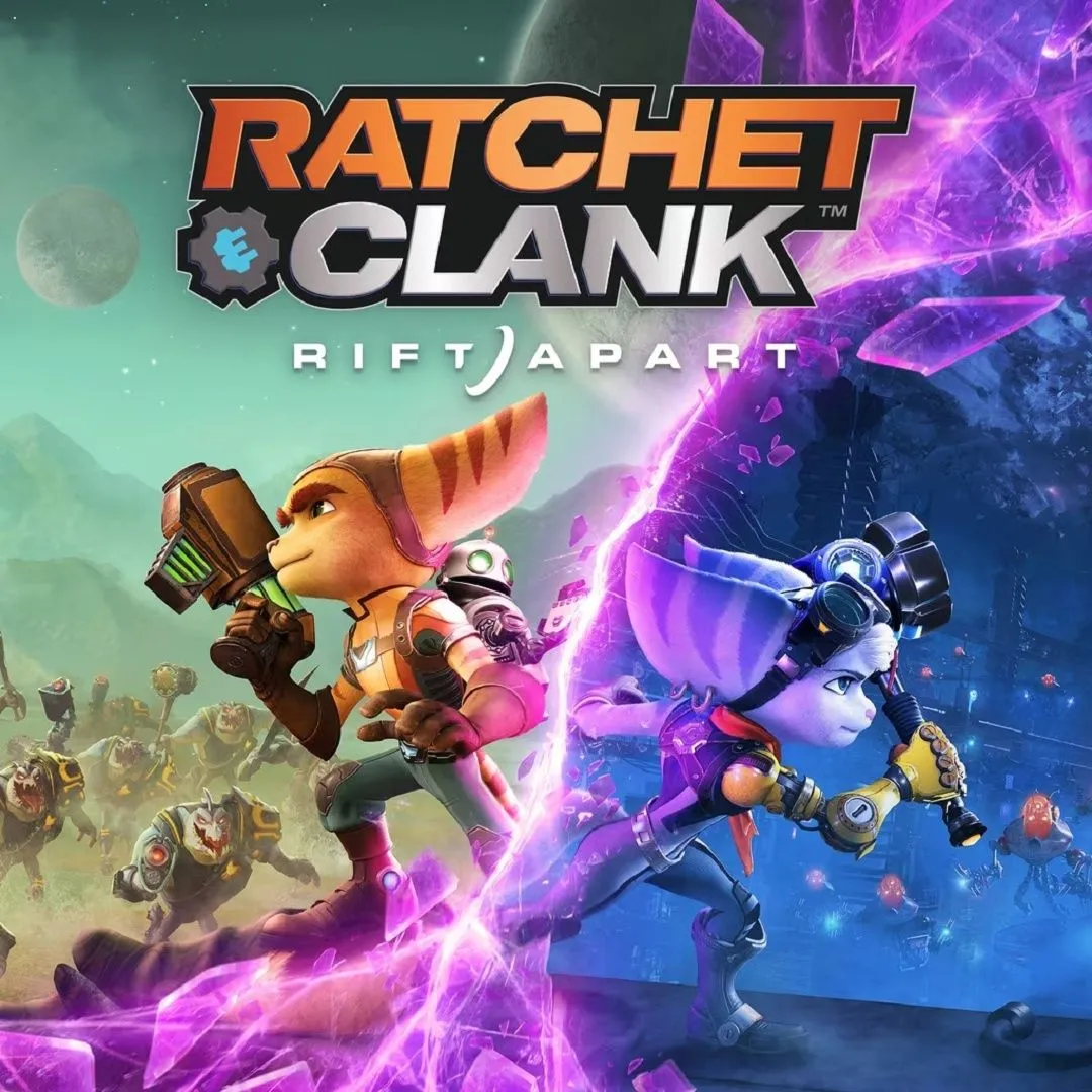 Hình ảnh sản phẩm hoặc bìa game Ratchet &amp; Clank: Rift Apart.