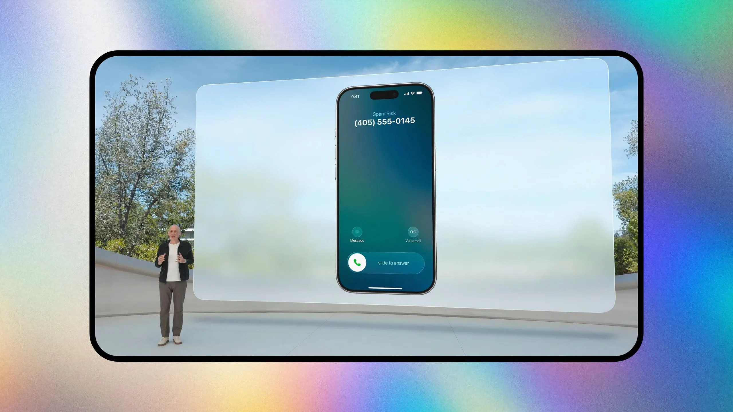 Minh họa các cải tiến cho ứng dụng Gọi điện và Nhắn tin trên iOS 26