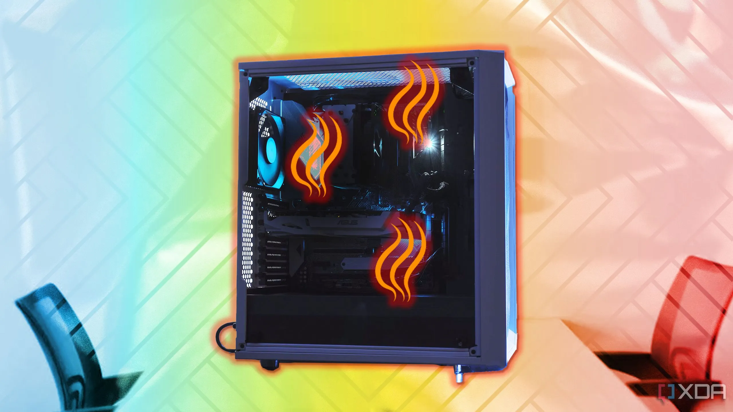 Minh họa về các cách giảm nhiệt độ cho PC mà không cần nâng cấp phần cứng