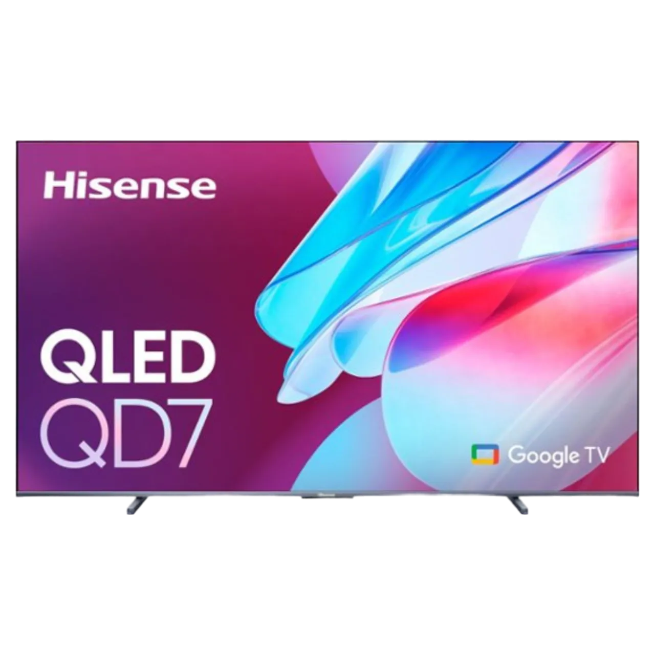 Smart TV Hisense QD7 Series QLED 4K UHD Google TV với chân đế