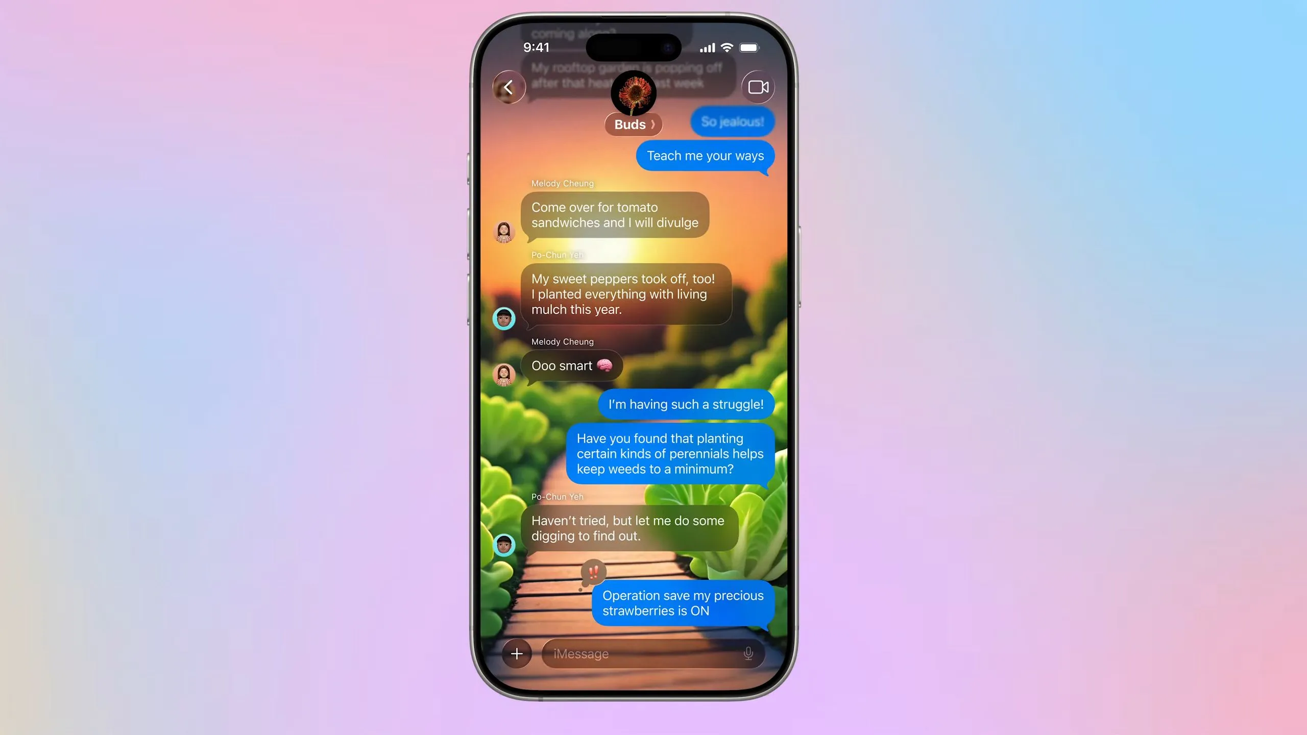 Ứng dụng Tin nhắn (Messages) trên iOS 26 với tính năng bình chọn nhóm mới