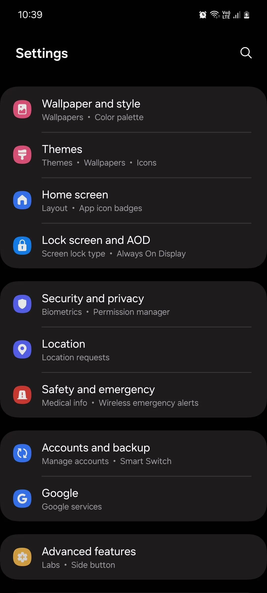 Cài đặt Nút cạnh trên giao diện One UI 6.1 của Samsung