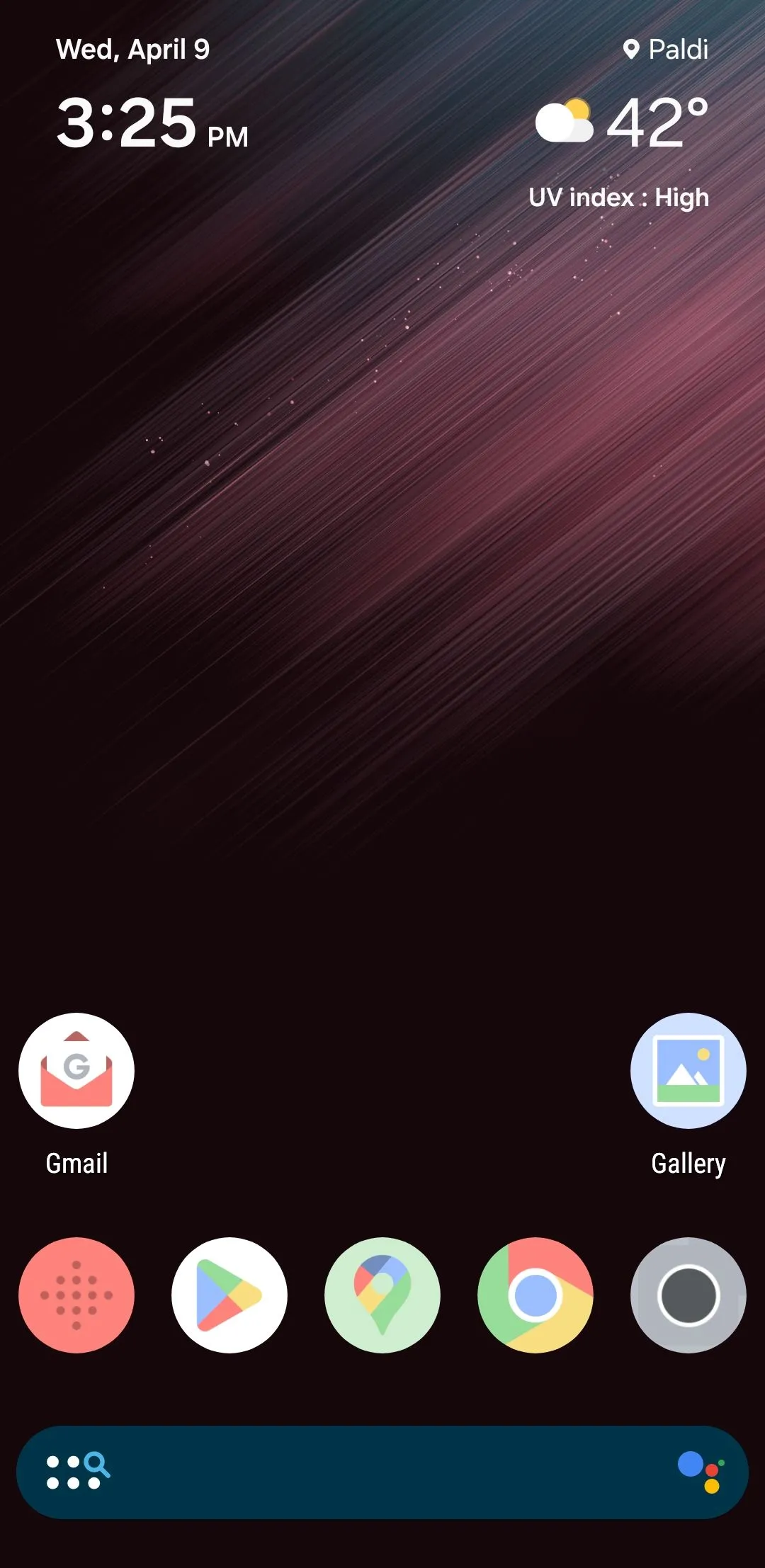 Gói biểu tượng Delta trên điện thoại Android, minh họa các icon đồng bộ