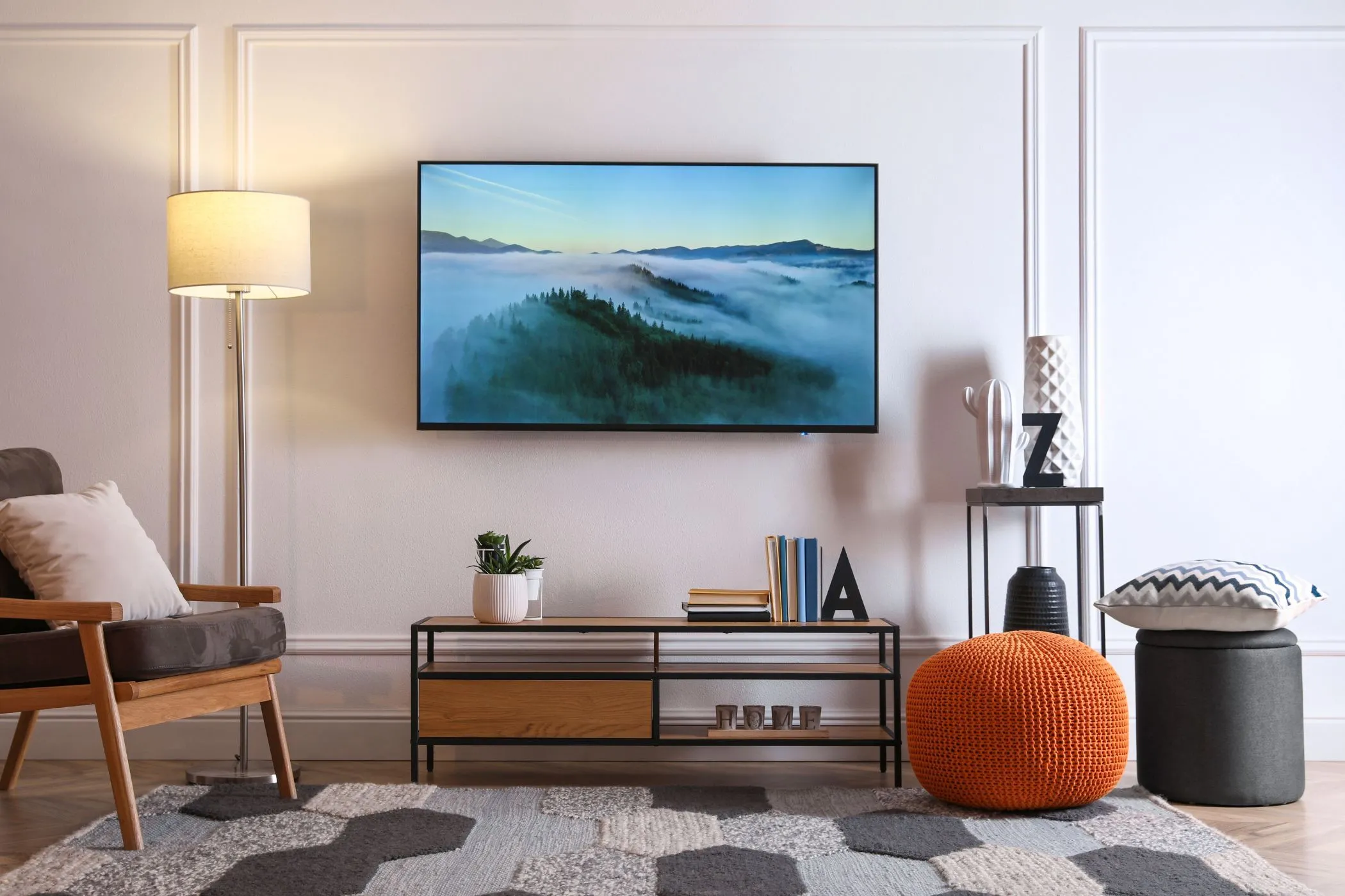 Màn hình TV thông minh OLED hiển thị hình ảnh chất lượng cao và sống động