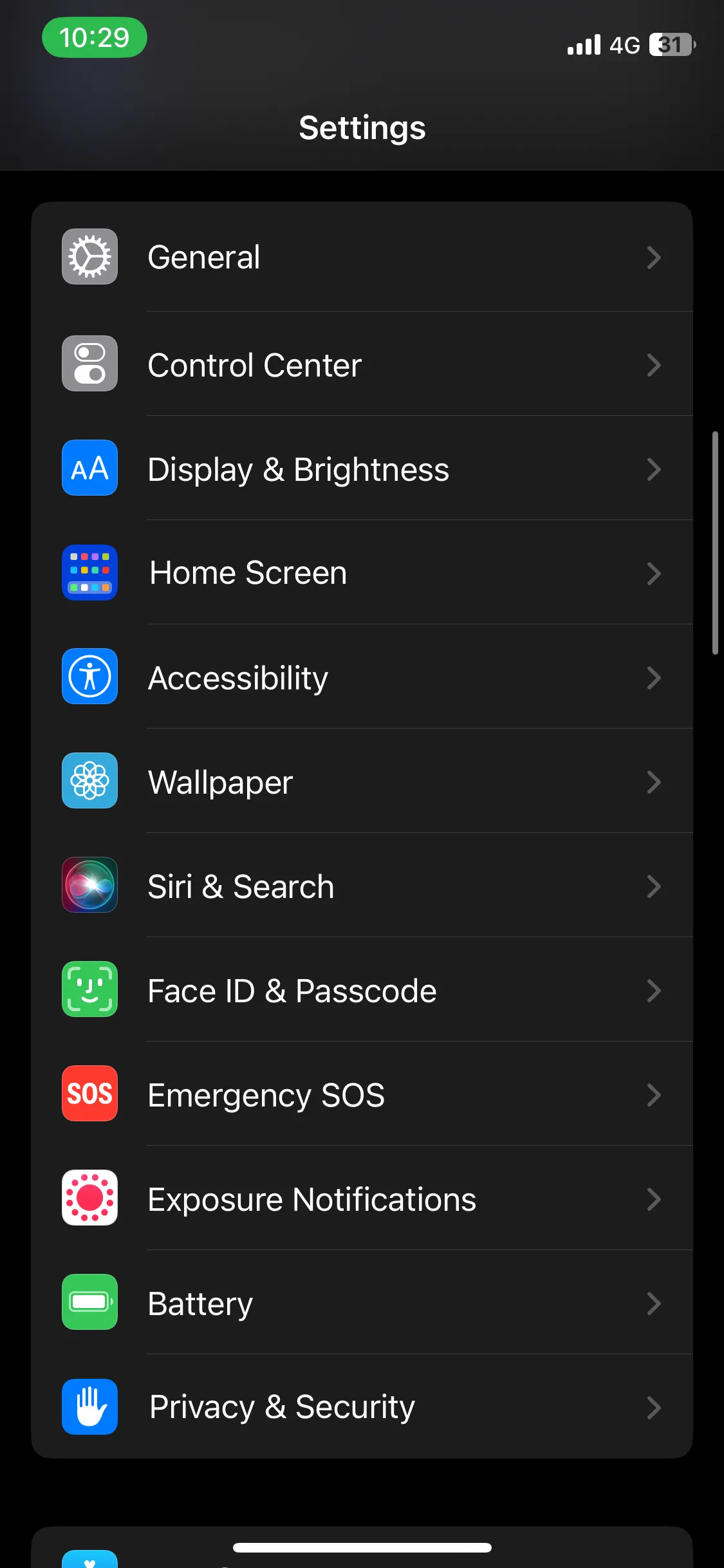 Biểu tượng ứng dụng Cài đặt (Settings) trên màn hình chính iPhone, điểm khởi đầu để điều chỉnh các thiết lập hiệu suất