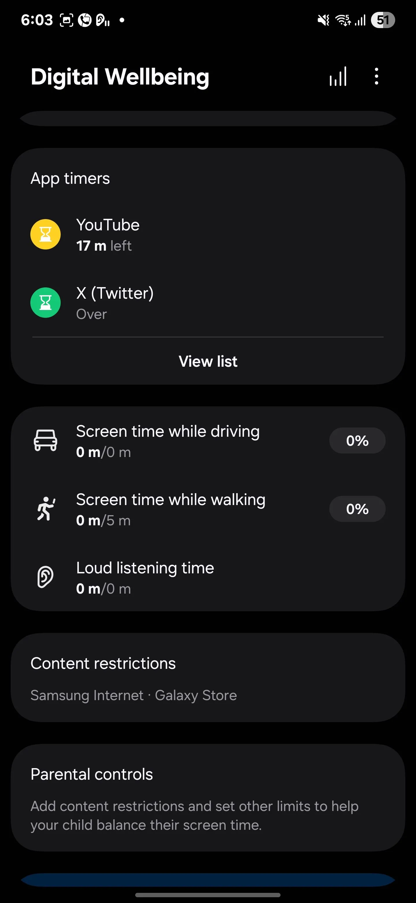 Bộ hẹn giờ ứng dụng Digital Wellbeing trên Samsung