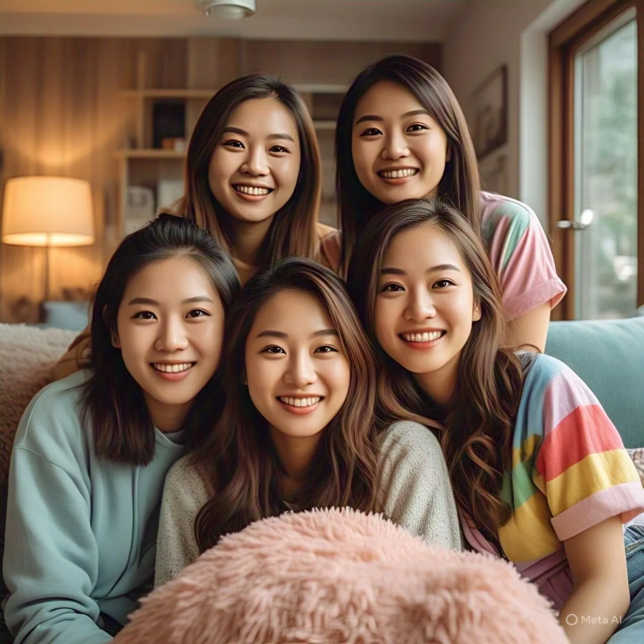 Bốn cô gái có làn da mịn như nhựa