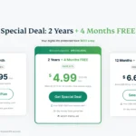 Các gói đăng ký ExpressVPN với chiết khấu khi cam kết dài hạn, minh họa tiết kiệm chi phí