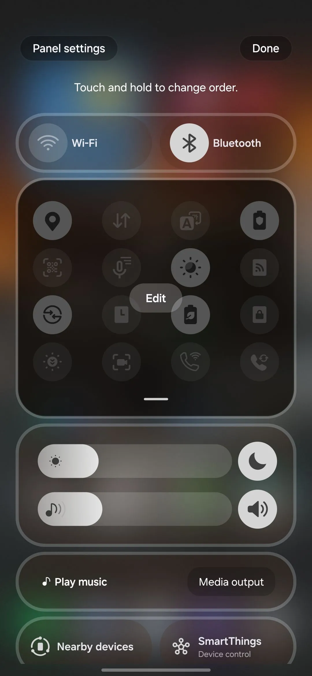 Cài đặt Bảng điều khiển Nhanh hợp nhất trên Samsung One UI 7