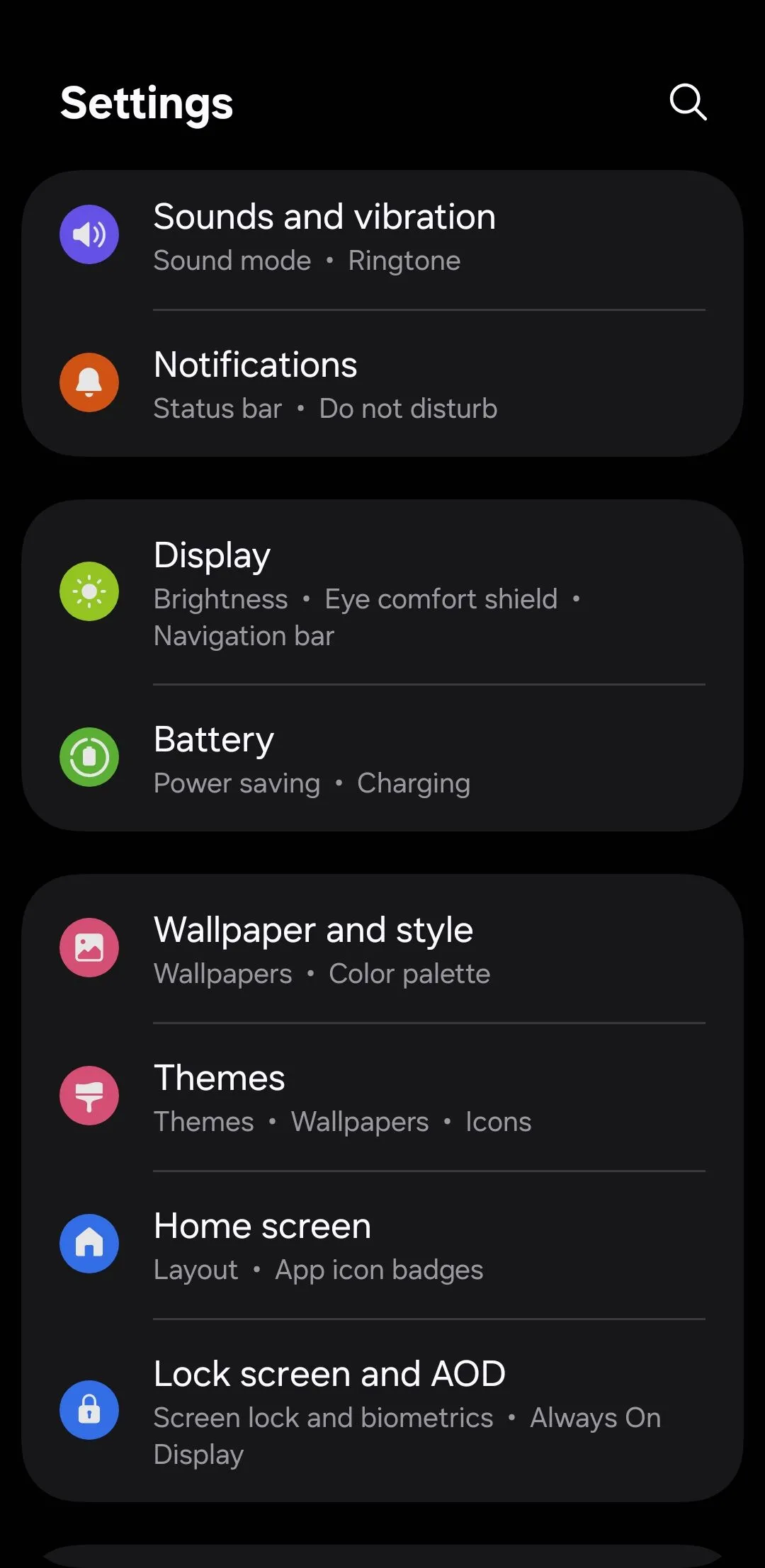 Cài đặt bảo vệ pin trong One UI 7 trên điện thoại Samsung Galaxy