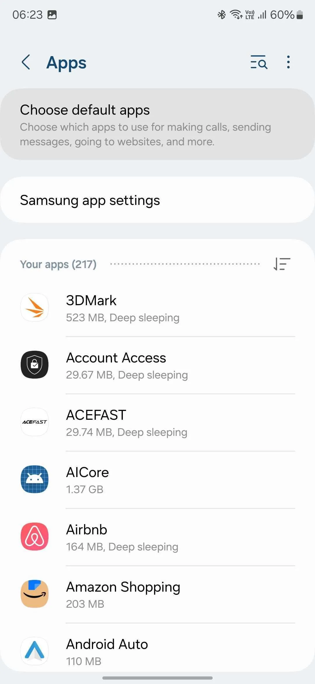 Cài đặt ứng dụng trên Samsung S24 Ultra để chọn trợ lý kỹ thuật số
