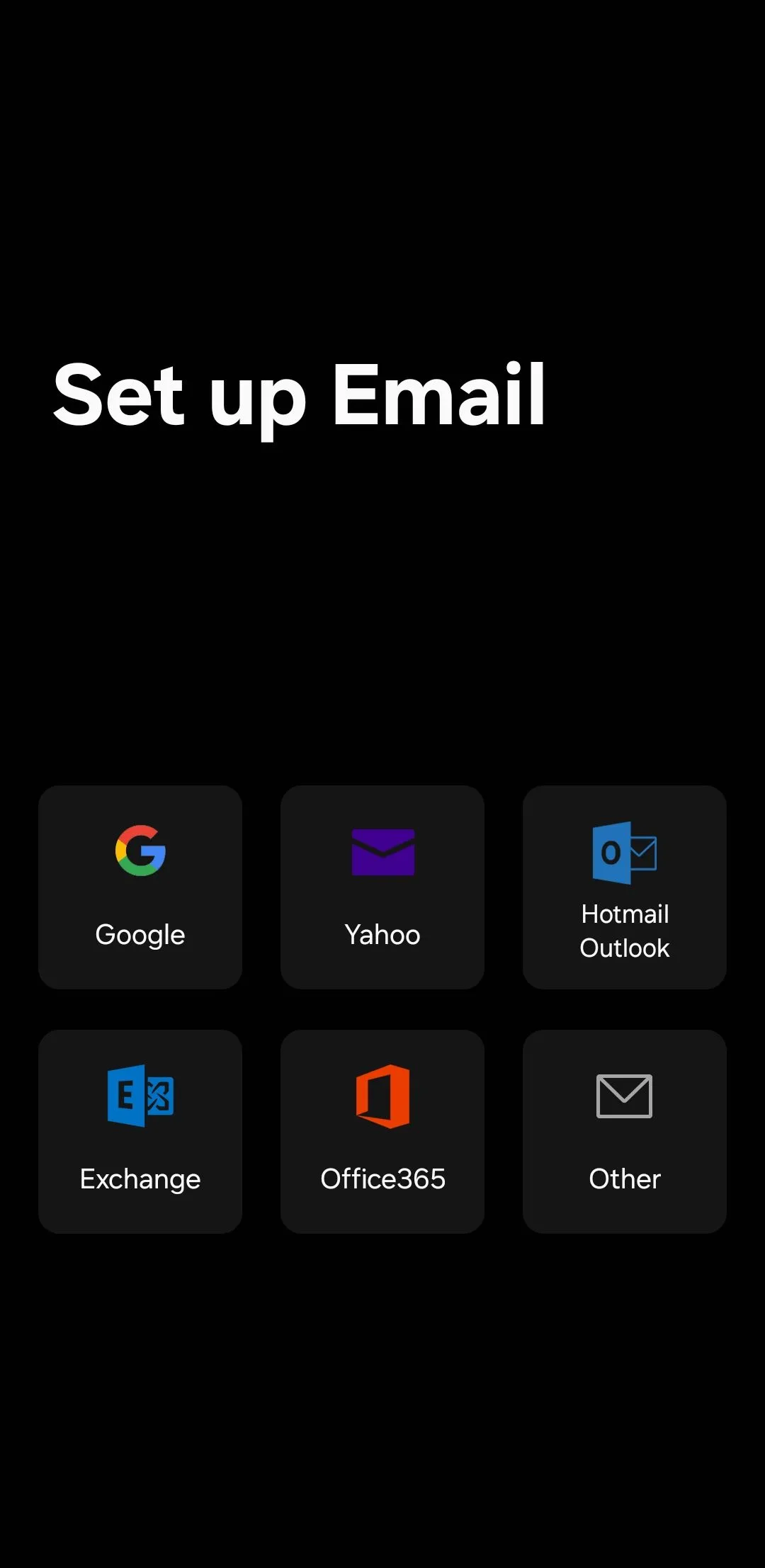 Giao diện ứng dụng Samsung Email hiển thị hộp thư đến trên điện thoại Galaxy