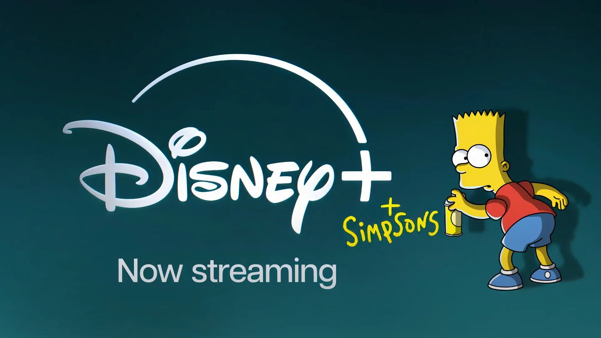 Hình ảnh quảng bá series The Simpsons có sẵn trên Disney Plus, nhấn mạnh sự đa dạng nội dung giải trí
