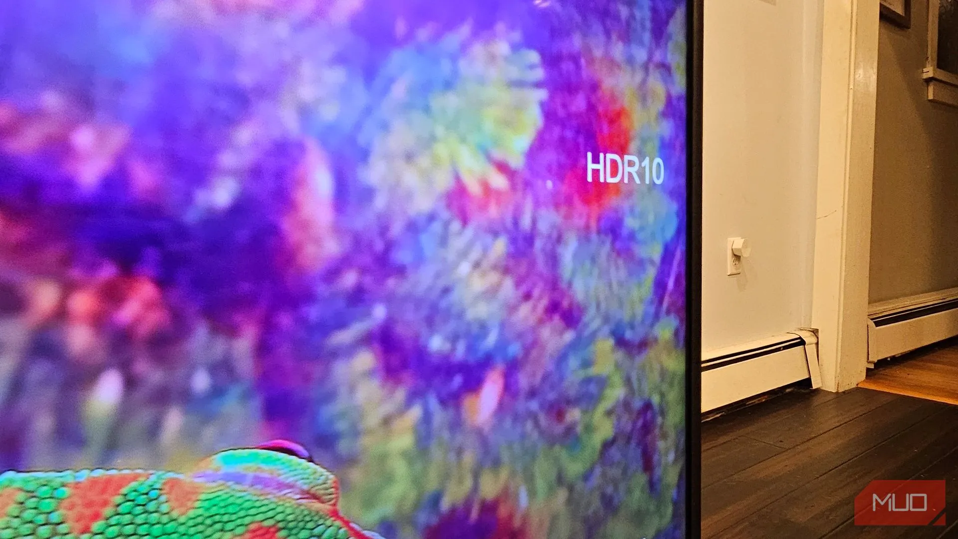 Logo HDR10 hiển thị trên Smart TV Vizio.