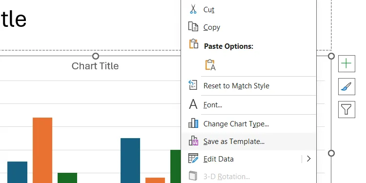Lưu biểu đồ PowerPoint thành mẫu tùy chỉnh.