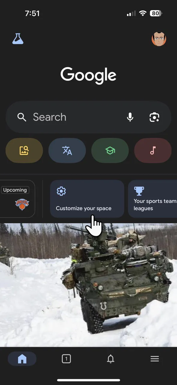 Màn hình tùy chỉnh nguồn cấp dữ liệu Google Discover, cho phép người dùng lựa chọn các chủ đề và loại nội dung mong muốn để cá nhân hóa trải nghiệm đọc tin.