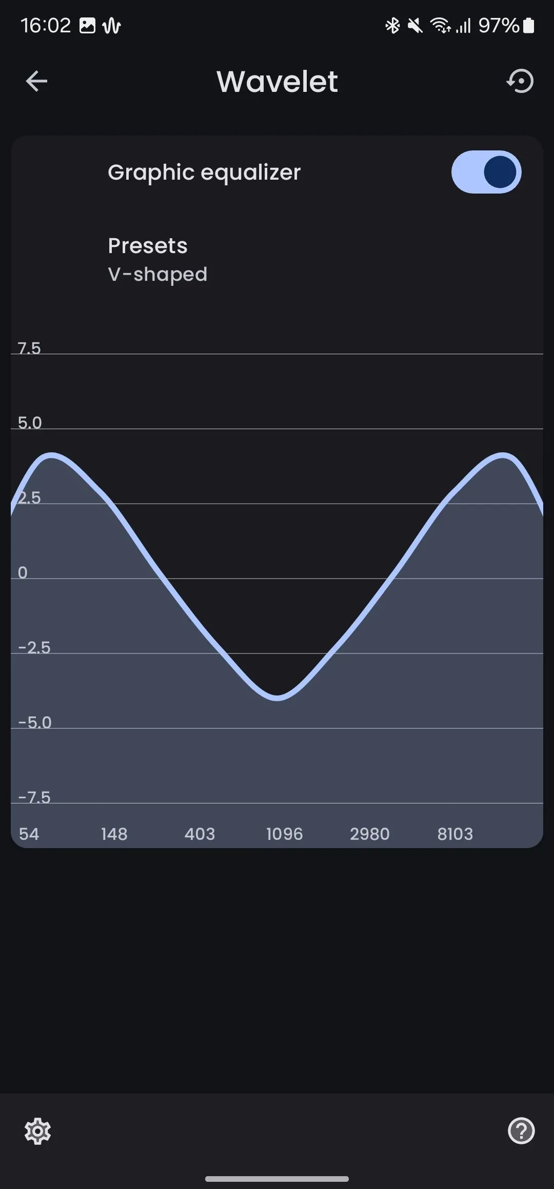 Sử dụng bộ cân bằng đồ họa trong Wavelet để điều chỉnh âm thanh cho tai nghe