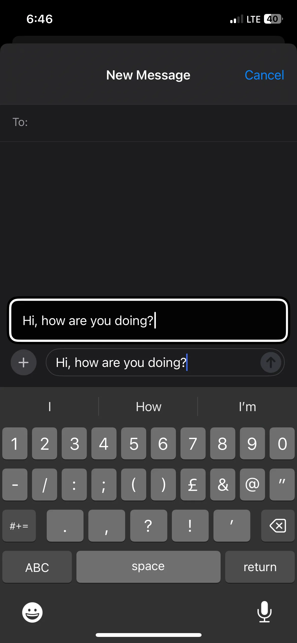Sử dụng Gõ nổi trên iPhone