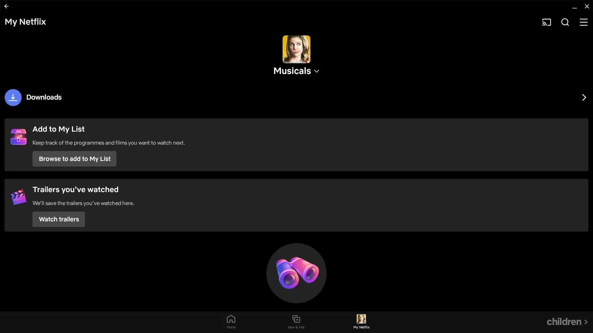 Tạo profile chuyên biệt theo thể loại phim trên Netflix giúp thuật toán đề xuất chính xác hơn.