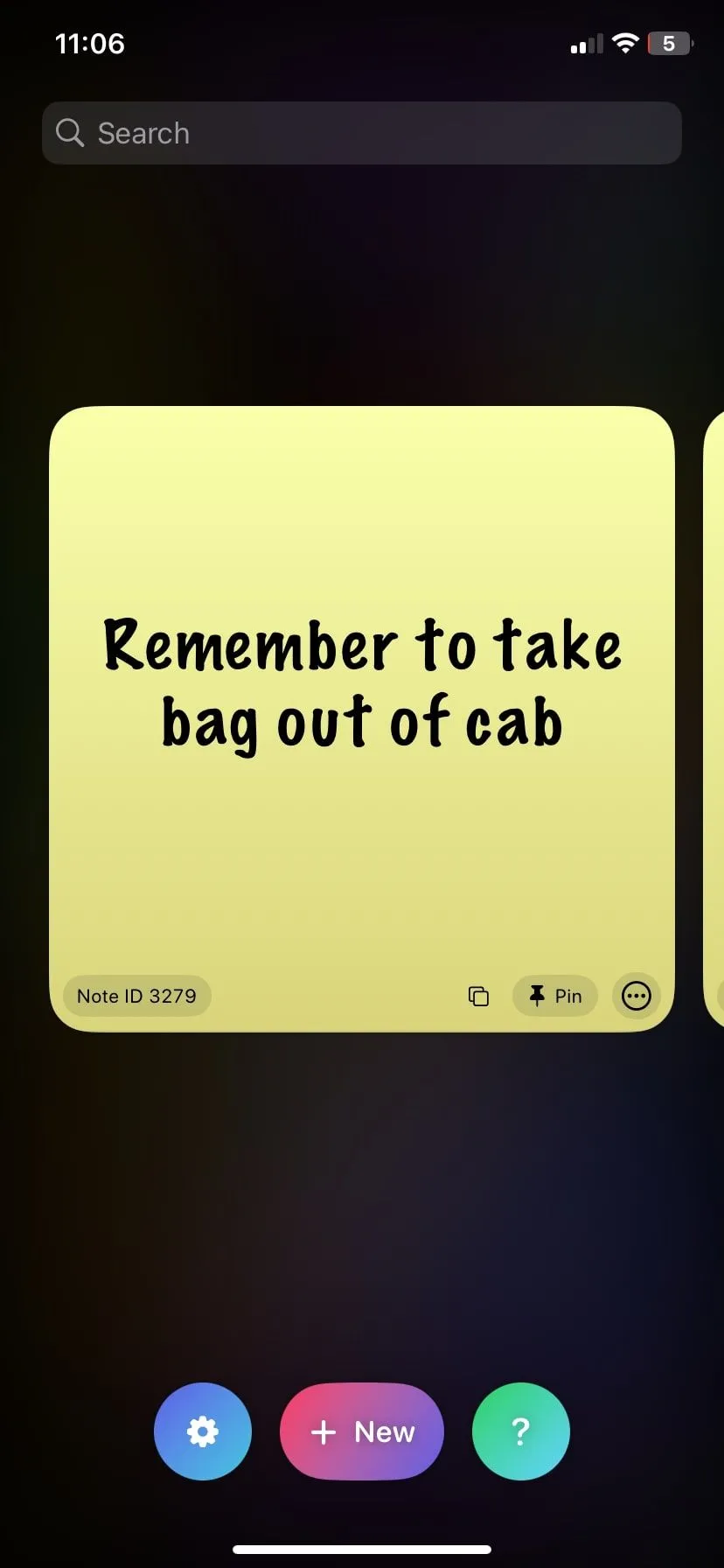 Trang chủ ứng dụng Sticky Widgets