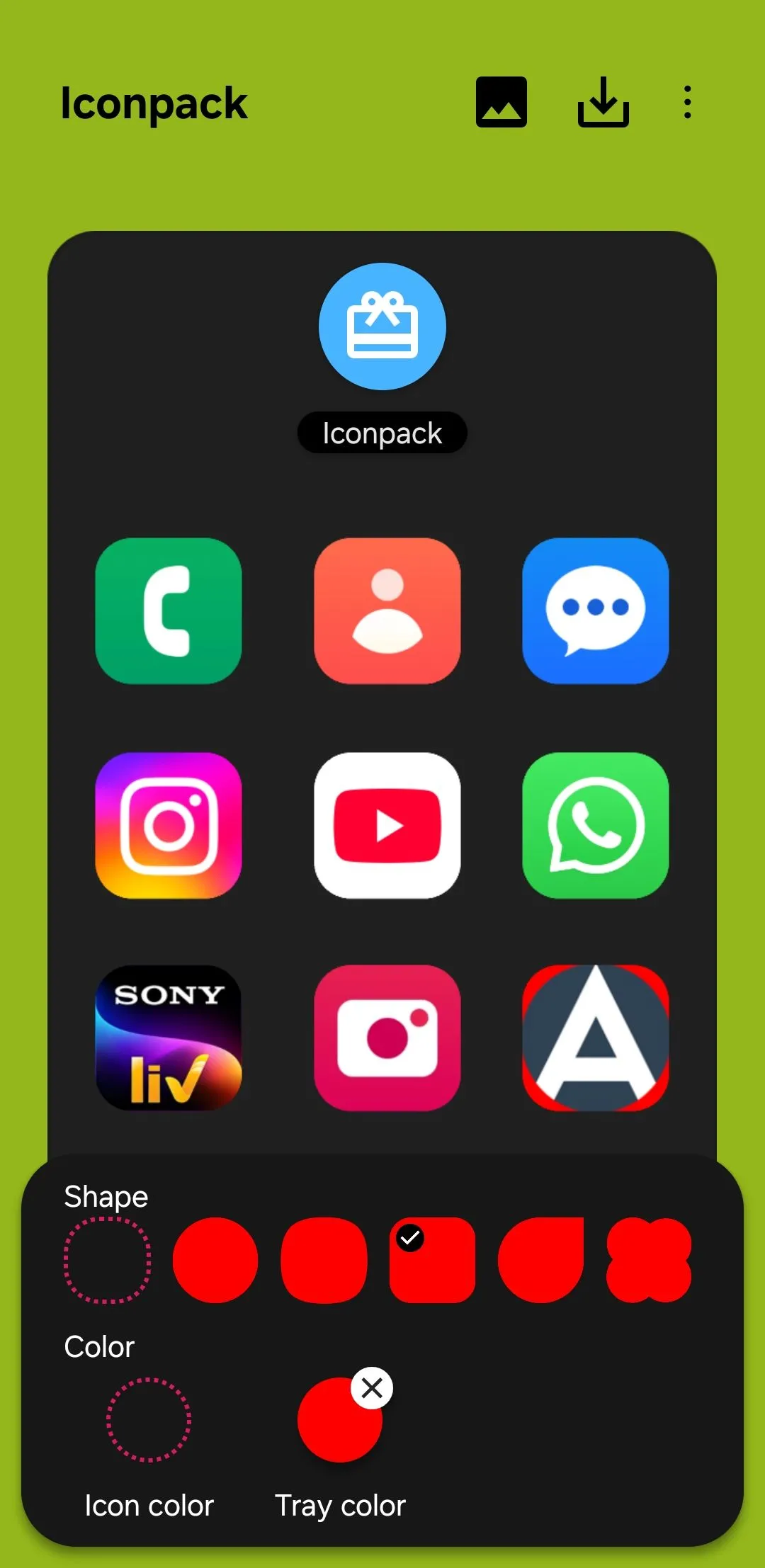 Tùy chỉnh hình dạng biểu tượng ứng dụng trong module Theme Park của Good Lock trên điện thoại Samsung
